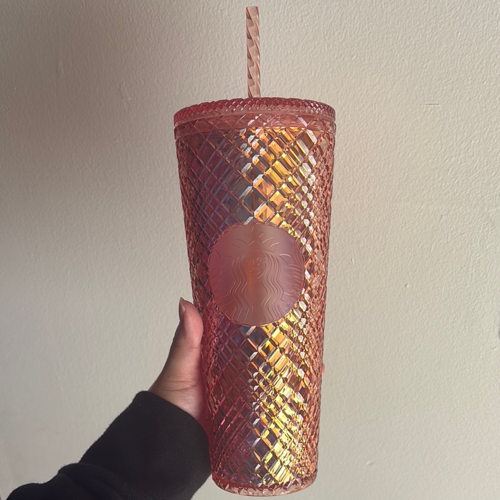 Starbucks Pink Jeweled Tumbler